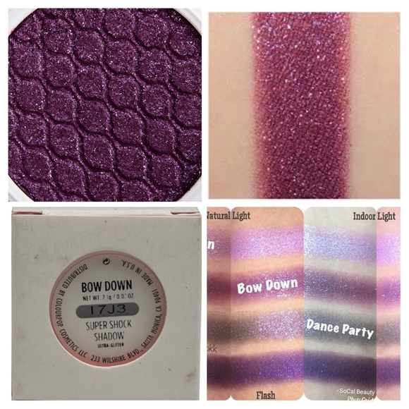 HTF🤶Eye Need🤶BNIB LE ColourPop Bow Down Retired Super Shock Eyeshadow! HTF!! - Picture 1 of 10